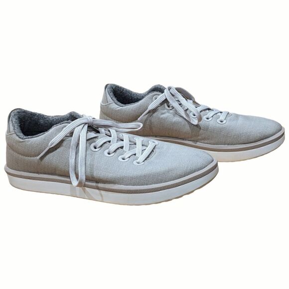 Allbirds Women's Wool Piper Woven - Pewter Grey/Blizzard Sneakers Lace Up Size 9 - Picture 5 of 13